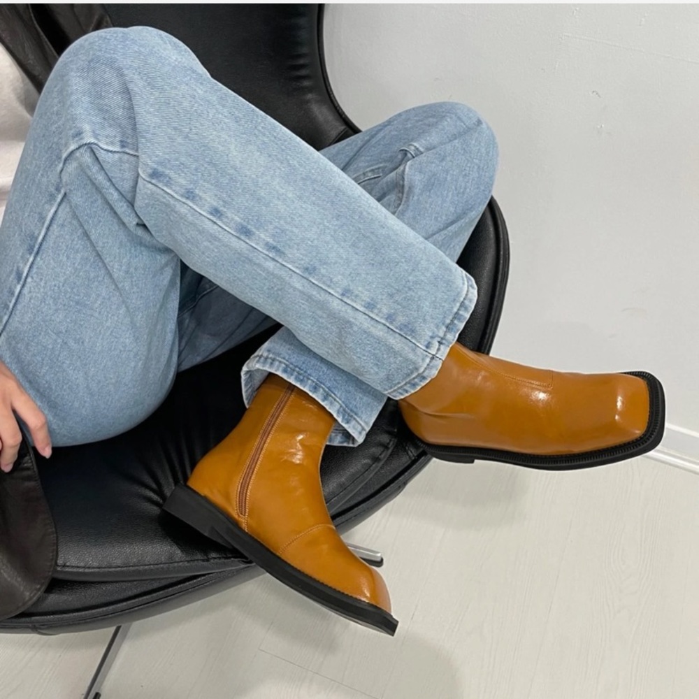 Shop-Peche Nai boots in brown! Size 8, fits true to size. Worn once to try on.